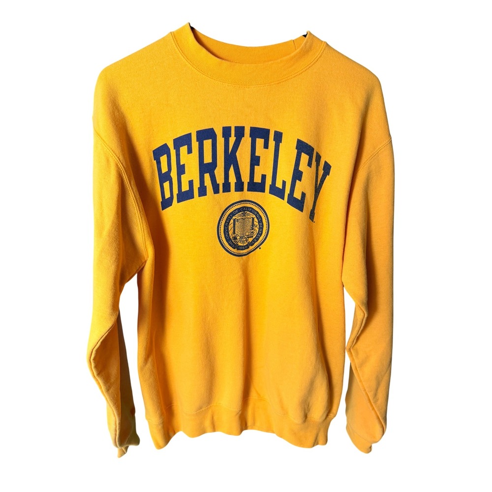 Champion Berkeley University Sweatshirt Yellow Size M